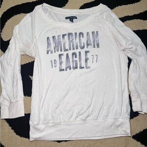 american eagle half sleeve top